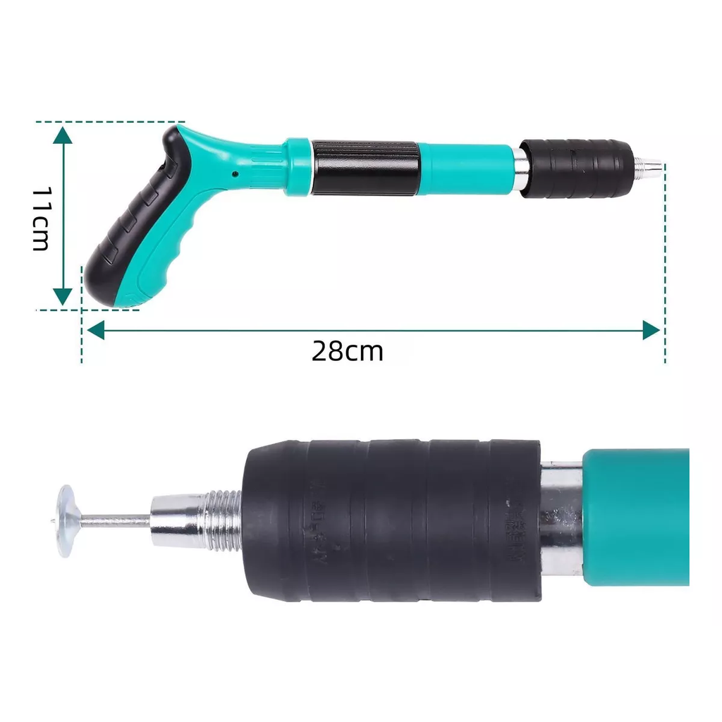 TITANFIX™ Pro – Pistola de Clavos para Concreto y Acero Industrial