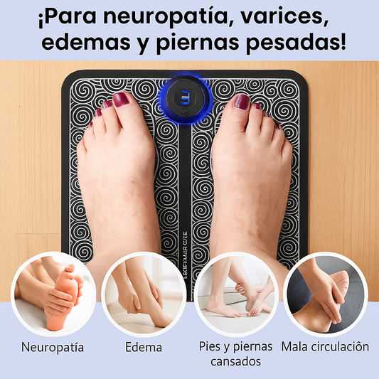SOLEIVA  | Tapete Eléctrico Masajeador  de Pies para Alivio y Descanso