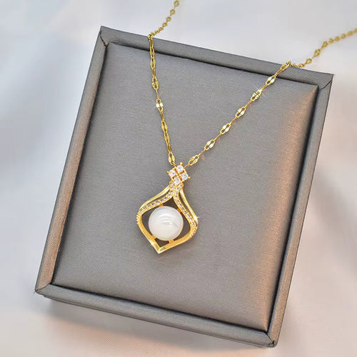 Collar perla Amor eterno