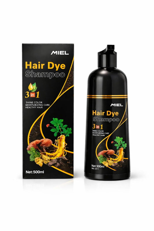 ELIMINA CANAS DE FORMA SEGURA EN 15 MINUTOS CON SHAMPOO HAIR DYE MIEL