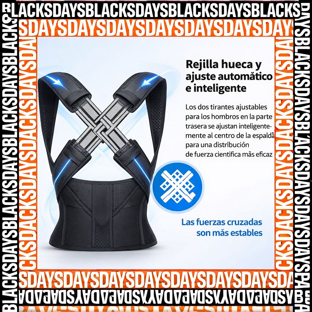 Corrector de postura Ajustable