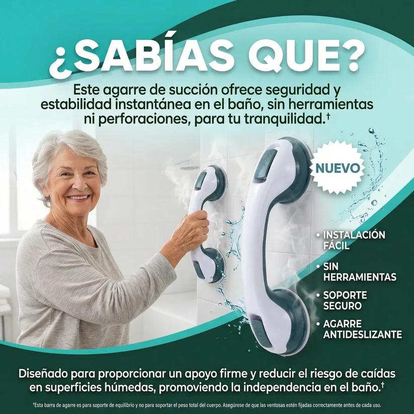BARRA PROTEC+ SEGURIDAD TOTAL EN EL BAÑO
