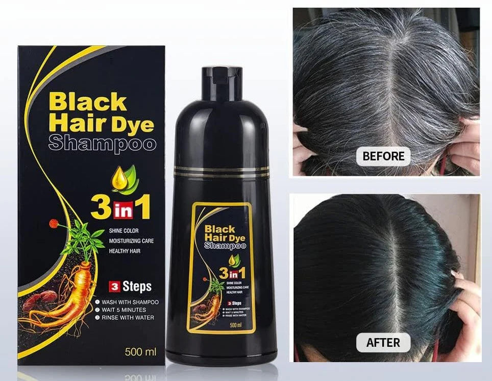 ELIMINA CANAS DE FORMA SEGURA EN 15 MINUTOS CON SHAMPOO HAIR DYE MIEL