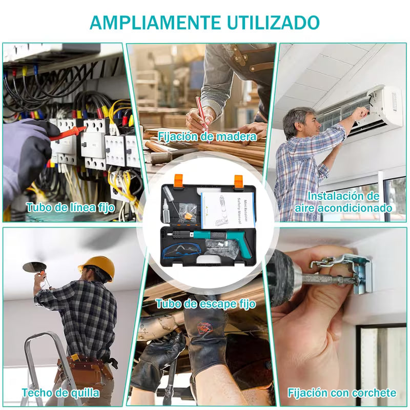 TITANFIX™ Pro – Pistola de Clavos para Concreto y Acero Industrial
